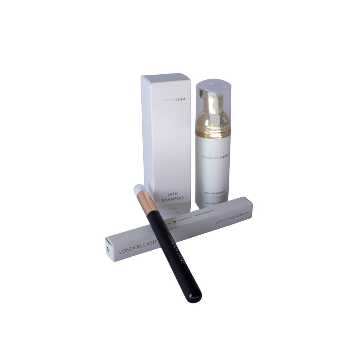 Lash shampoo & cleansing brush