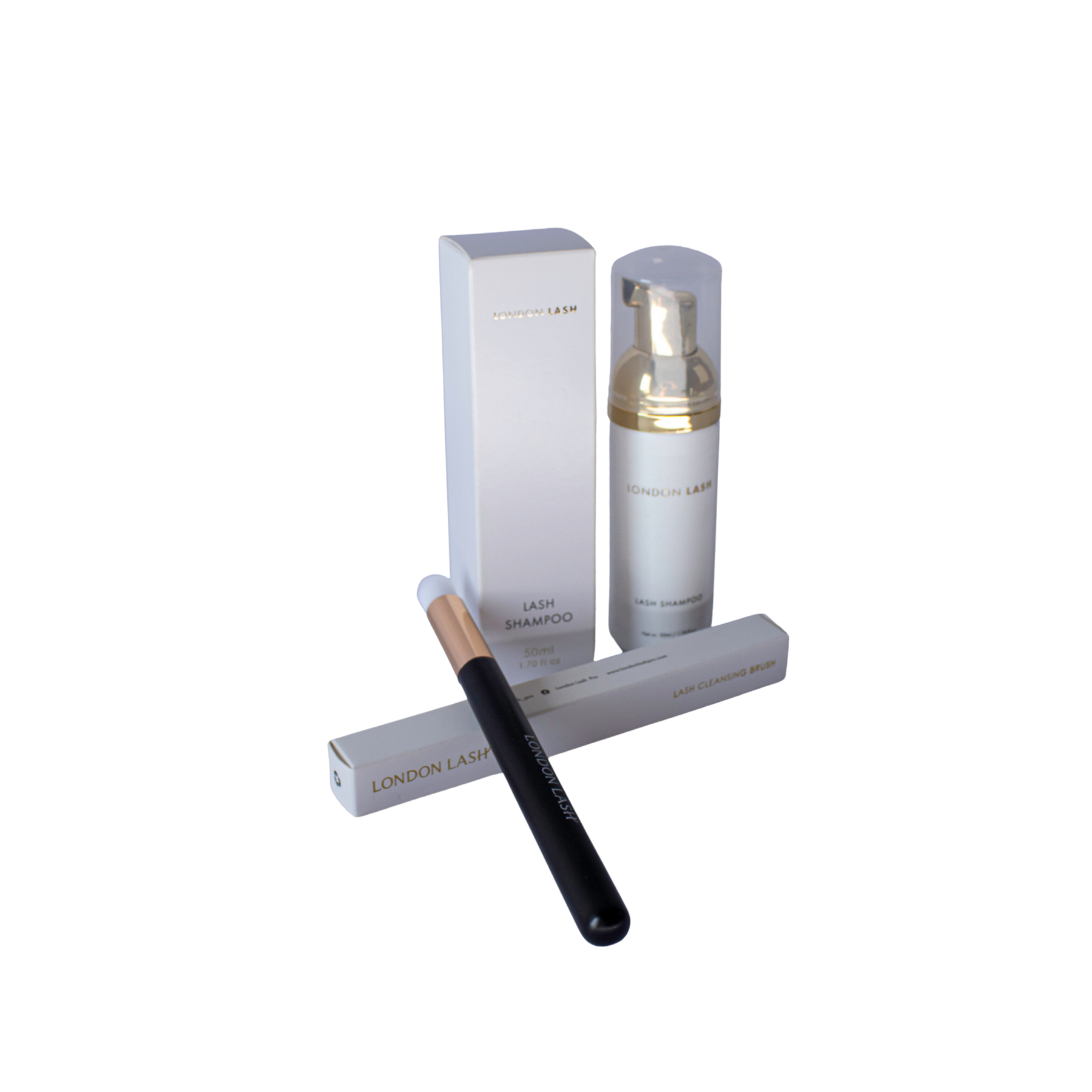 Lash shampoo & cleansing brush