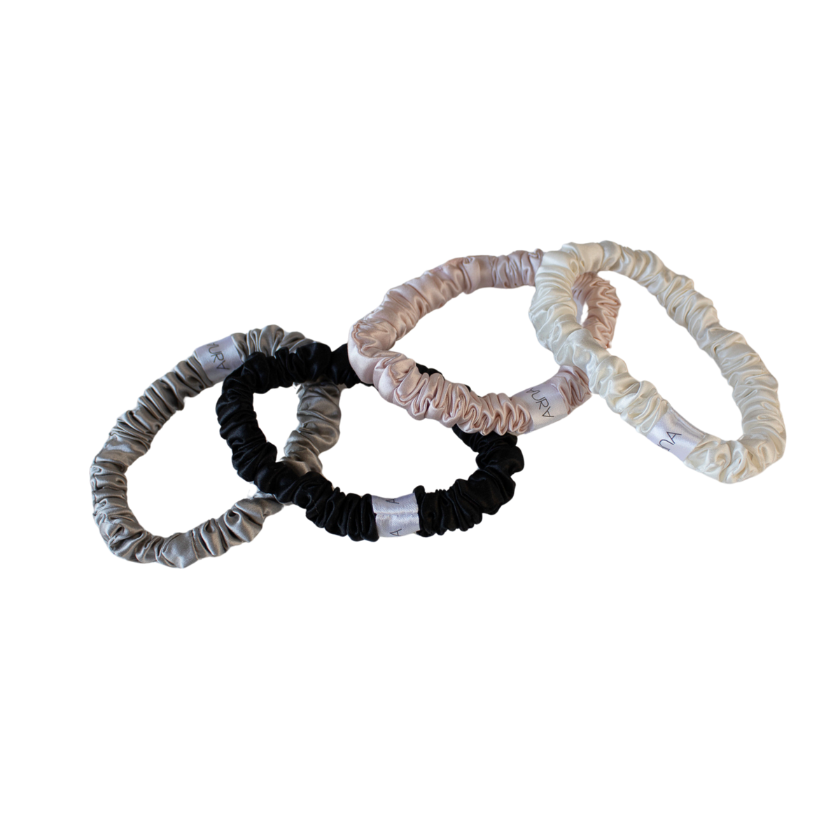 Thin Silk Scrunchies