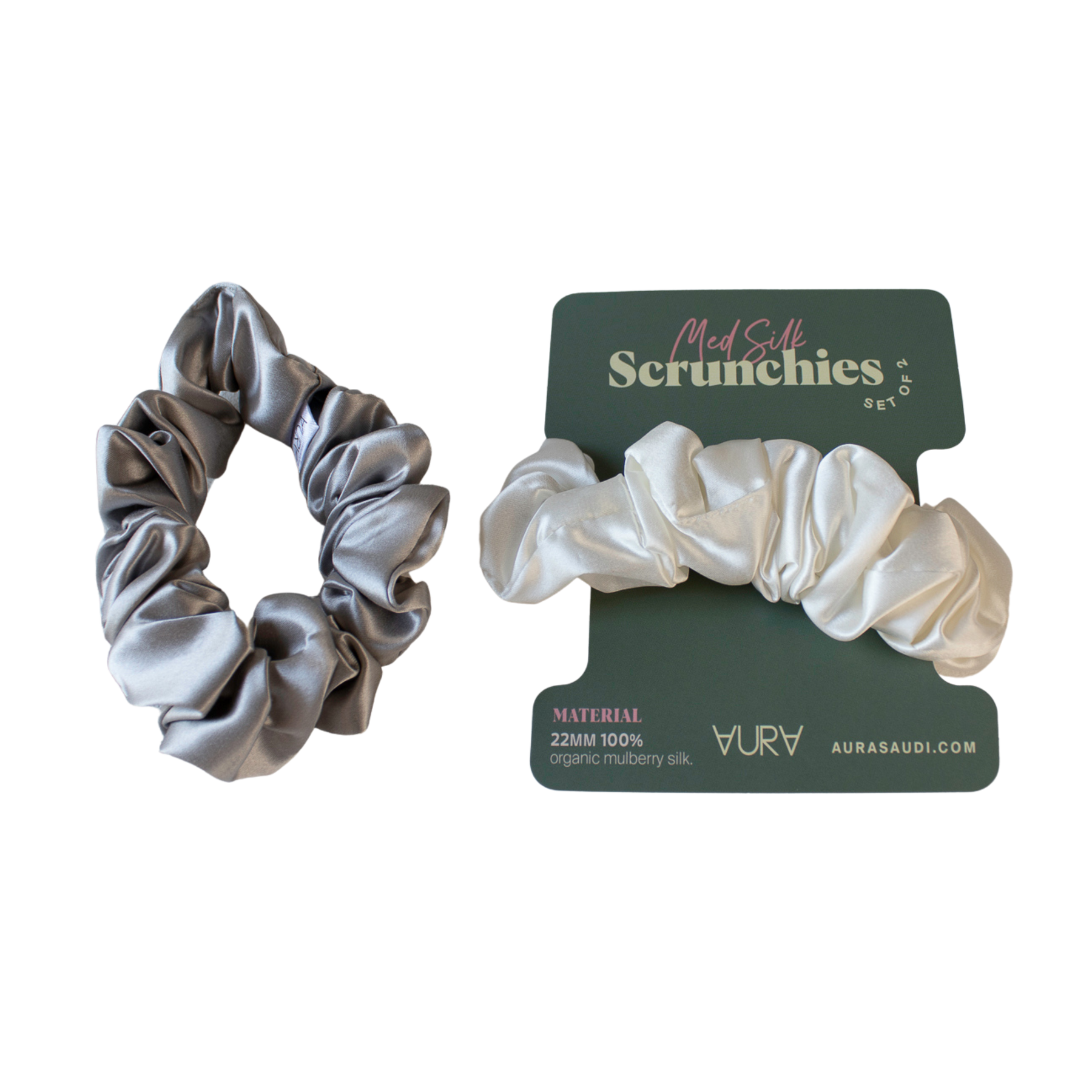 Med Silk Scrunchies