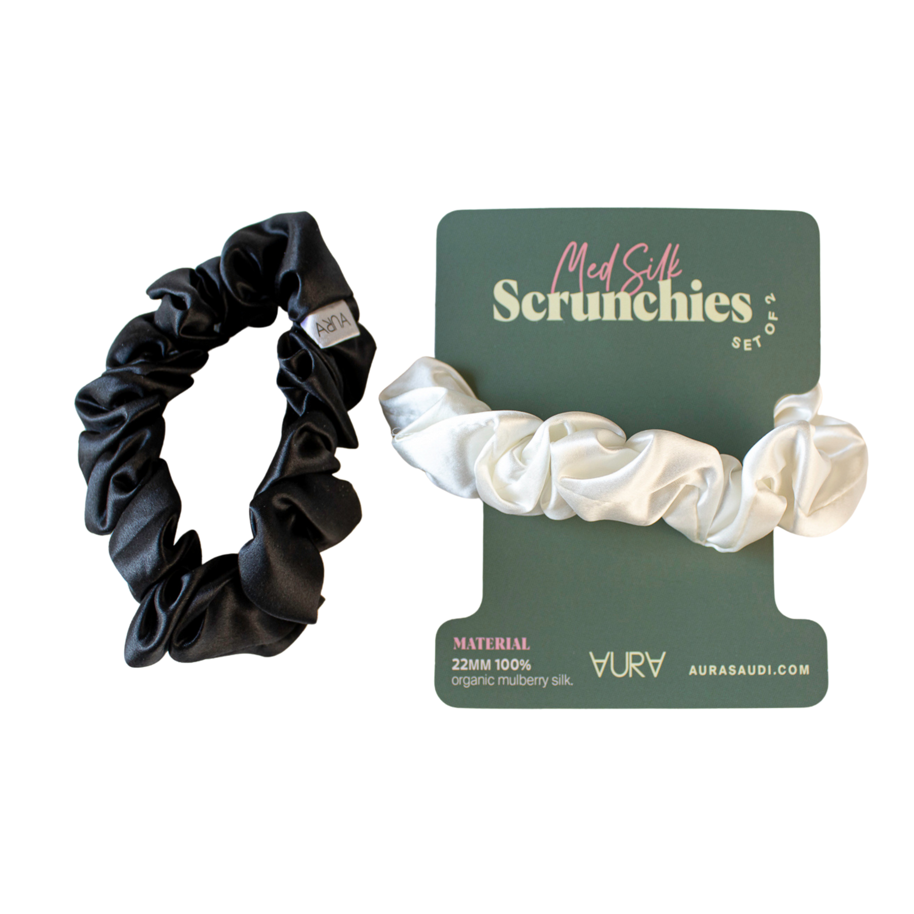 Med Silk Scrunchies