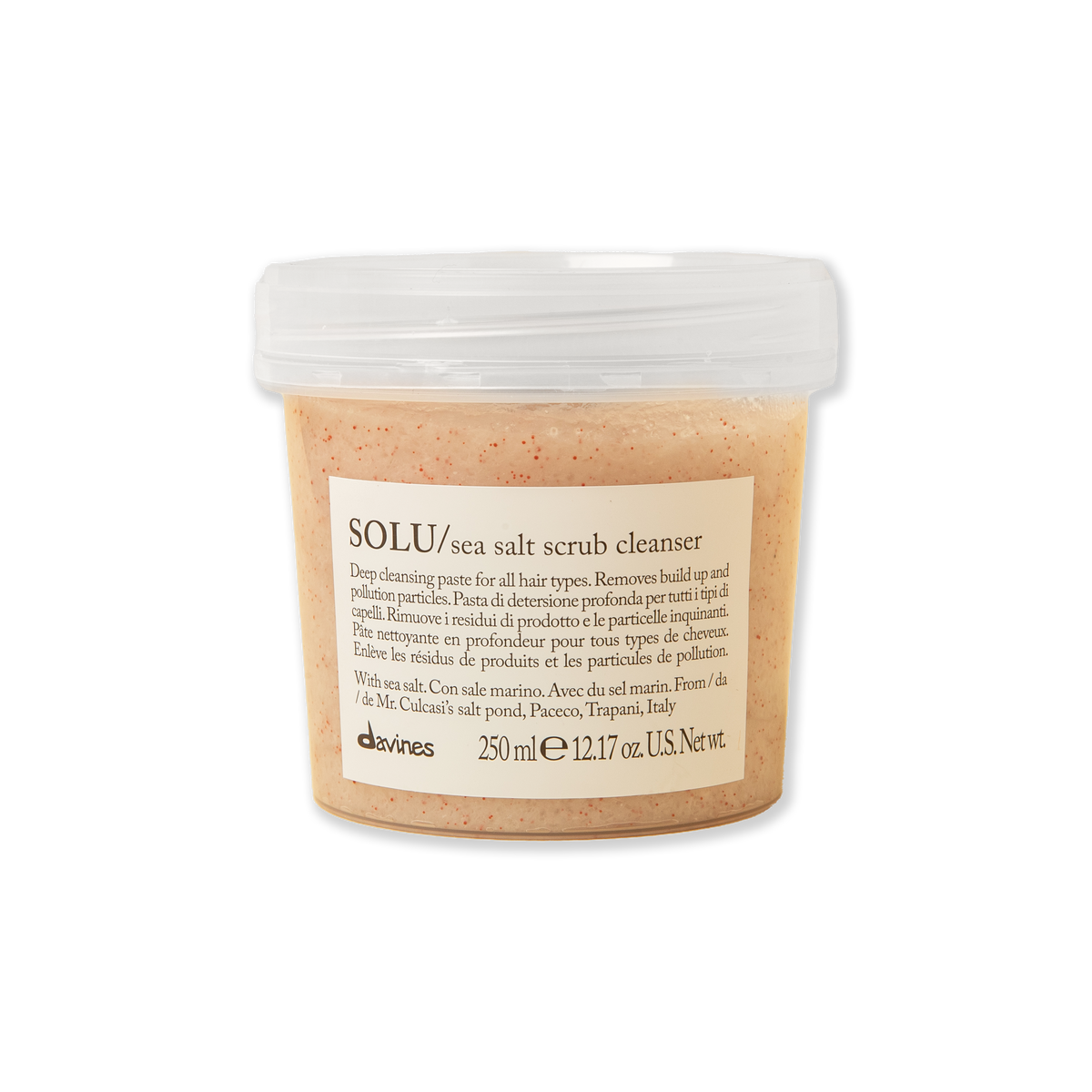 SOLU sea salt scrub cleanser